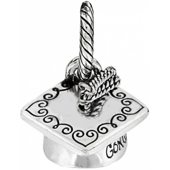 Brighton "GRADUATION CAP CHARM" Enamel, Scrolls, & Tassle Detail MSRP $22 - Picture 2 of 9